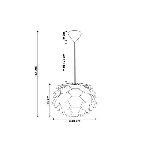 Beliani Pendant Lamp SEGRE S Grey 2