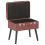 Beliani Storage Stool MALLARD Corduroy Pink 3
