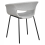 Beliani Set of 2 Dining Chairs ELMA Fabric Light Grey 6