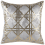 Beliani Set of 2 Decorative Cushions CASSIA 45 x 45 cm Grey Geometric Pattern 4