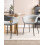 Beliani Set of 2 Dining Chairs ELMA Fabric Light Grey 4