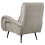 Beliani Armchair SVALOV Corduroy Grey 10