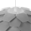 Beliani Pendant Lamp SEGRE L Grey 5