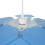 Beliani Pendant Lamp SEGRE S Blue 3