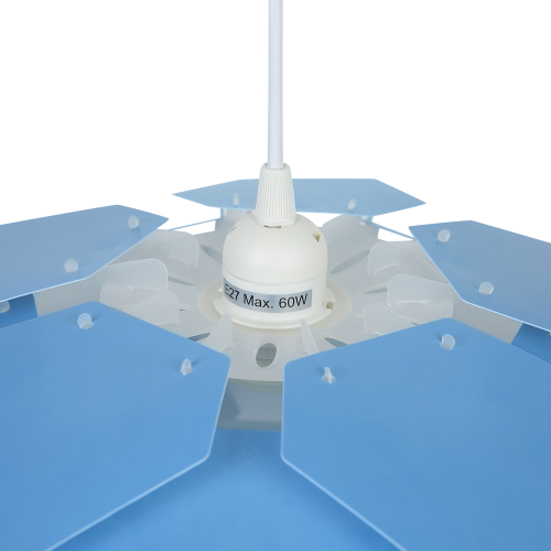 Beliani Pendant Lamp SEGRE S Blue 2