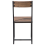 Beliani Set of 6 Dining Chairs LAREDO Brown/ Black 6