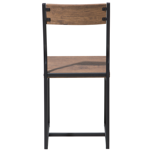 Beliani Set of 6 Dining Chairs LAREDO Brown/ Black 1