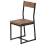 Beliani Set of 6 Dining Chairs LAREDO Brown/ Black 2