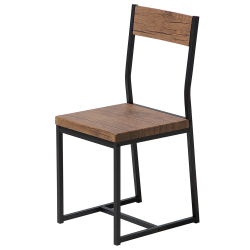 Beliani Set of 6 Dining Chairs LAREDO Brown/ Black 1