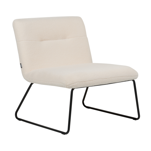 Beliani Armchair COTULLA Boucle White 1
