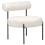 Beliani Armchair ALPHA Boucle White 4