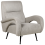 Beliani Armchair SVALOV Corduroy Grey 4