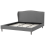 Beliani Bed Fabric COLMAR 180 x 200 cm (EU Super King) Grey 7