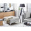 Beliani Ottoman EVJA Velvet Grey 2