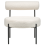 Beliani Armchair ALPHA Boucle White 5