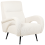 Beliani Armchair SVALOV Corduroy Off-White 2