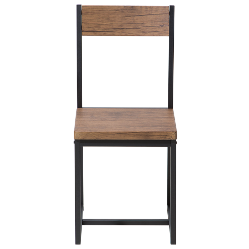 Beliani Set of 6 Dining Chairs LAREDO Brown/ Black 2