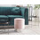 Beliani Pouffe BRIGITTE Velvet Pastel Pink 2