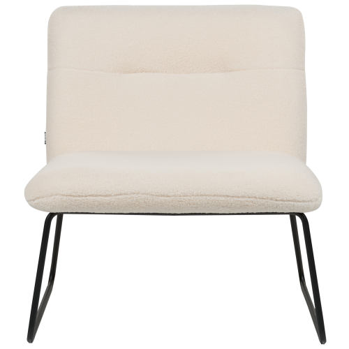 Beliani Armchair COTULLA Boucle White 2