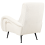 Beliani Armchair SVALOV Corduroy Off-White 4
