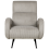 Beliani Armchair SVALOV Corduroy Grey 5