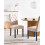 Beliani Set of 2 Dining Chairs SHIRLEY Fabric Light Beige 2