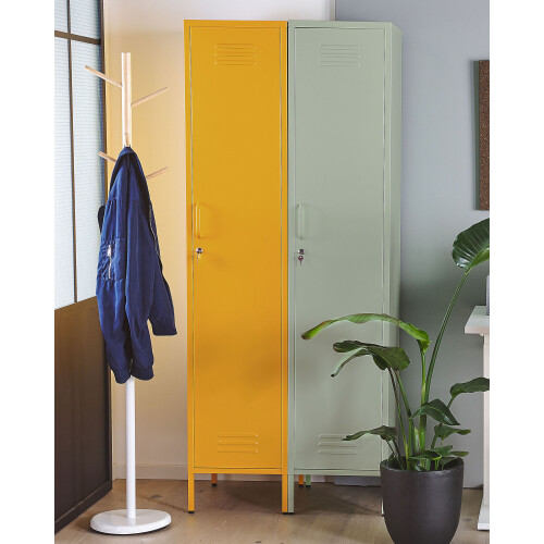 Beliani Storage Unit FROME Metal Light Green 1