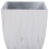 Beliani Plant Pot MIRO 28 cm White Marble 7
