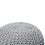 Beliani Pouffe CONRAD Cotton Light Grey 2