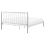 Beliani Bed Metal MAURS 160 x 200 cm (EU King) White 8