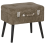 Beliani Storage Stool MALLARD Corduroy Light Brown 6