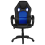 Beliani Office Chair FIGHTER Faux Leather Navy Blue 4