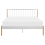 Beliani Bed Metal MAURS 160 x 200 cm (EU King) White 6