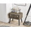 Beliani Storage Stool MALLARD Corduroy Light Brown 2