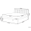 Beliani Bed Metal MAURS 160 x 200 cm (EU King) White 3