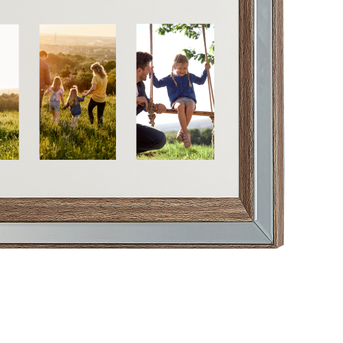 Beliani Frame for 6 Photos SINTA Silver 2