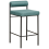Beliani Set of 2 Bar Chairs AMAYA Teal 7