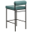 Beliani Set of 2 Bar Chairs AMAYA Teal 4