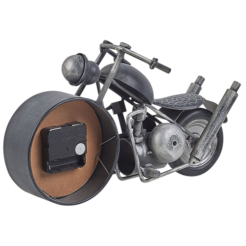 Beliani Clock BERNO Metal Black 2