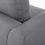 Beliani Corner Sofa 4 Seater OSLO Fabric Light Grey Right Hand 5