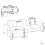 Beliani Corner Sofa 4 Seater OSLO Fabric Light Grey Right Hand 3