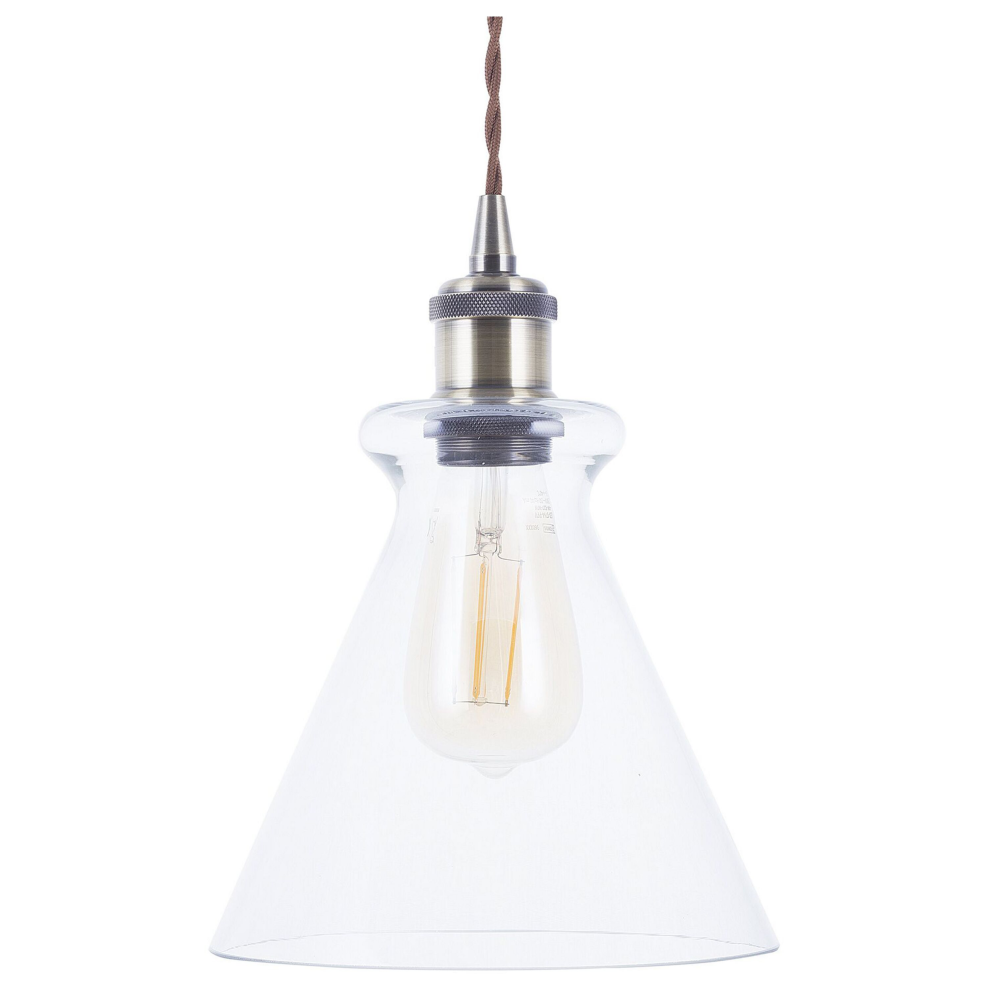 Pendant Lamp BERGANTES Glass Transparent