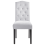 Beliani Set of 2 Dining Chairs SHIRLEY Fabric Grey 5