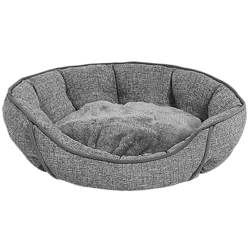 Beliani Pet Bed CANDIR Linen Grey 1