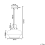 Beliani Pendant Lamp WILTZ Glass Light Grey 3