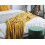 Beliani Blanket ELOVA 150 x 200 cm Mustard 4