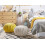 Beliani Pouffe CONRAD Cotton Beige 2