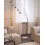 Beliani Floor Lamp FLINDERS Adjustable Metal Silver 2