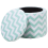 Beliani Storage Pouffe TUNICA Cotton Mint Green 2