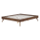 Beliani Bed without Headboard BERRIC 140 x 200 cm (EU Double) Dark Ash Wood 6